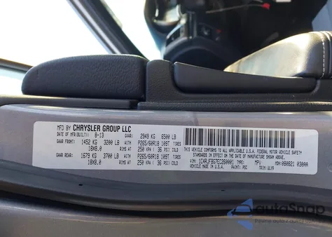 2014 Jeep Grand Cherokee Limited z USA, uszkodzony, nr VIN 1C4RJFBG7EC260001